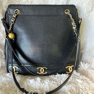 Vintage Chanel Caviar Tote, Series 2 GHW